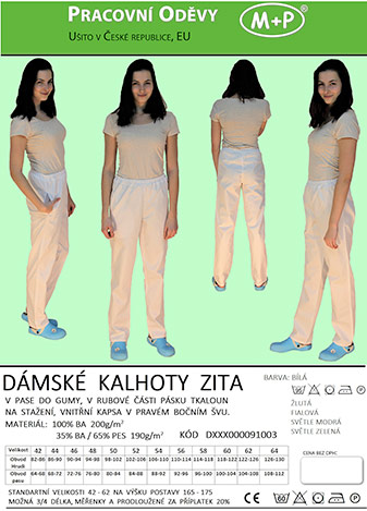 Kalhoty dámské Zita